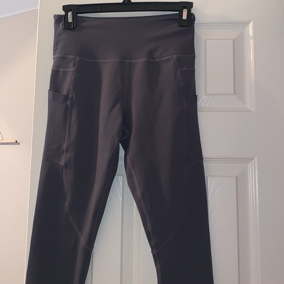 ZYIA Active Leggings Size S US Gray Light‎ n Tight Hi-Rise 7/8 24" Inseam - Picture 10 of 10